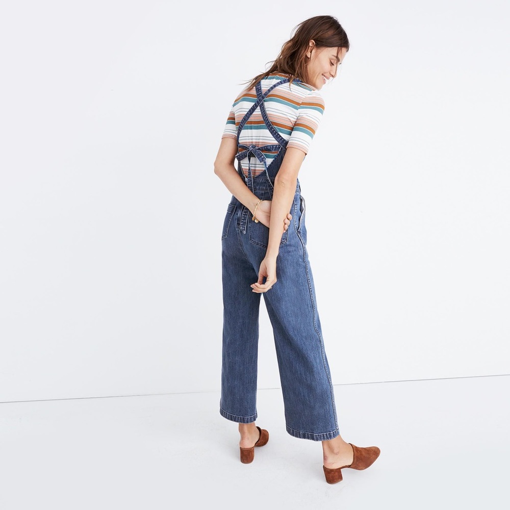 Madewell Tie Back Denim Jumpsuit